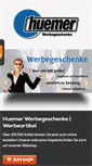 Mobile Screenshot of huemerwerbegeschenke.at